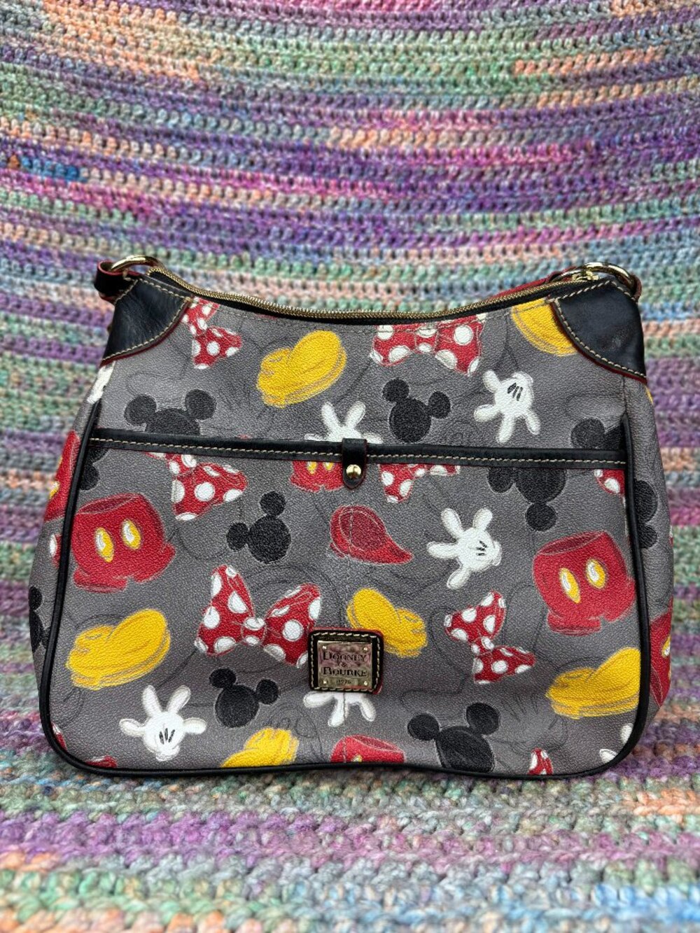 Dooney & Bourke x Disney Mickey Mouse Parts Crossbody Bag